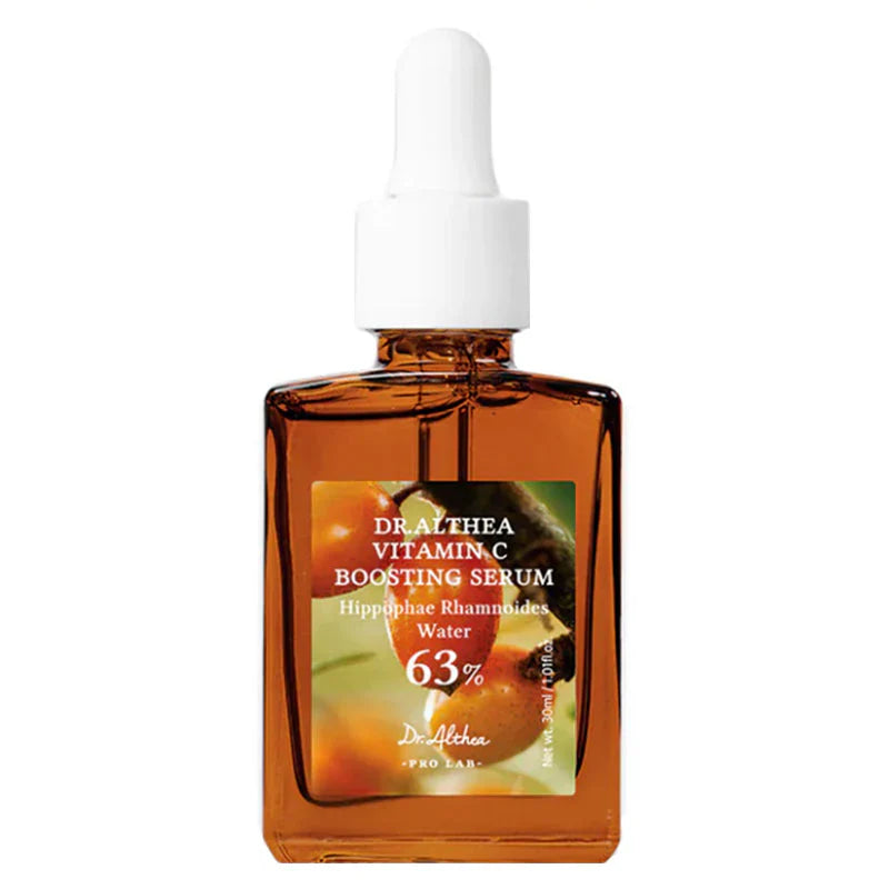 r Althea Vitamin C Boosting Serum amber bottle 63% sea buckthorn