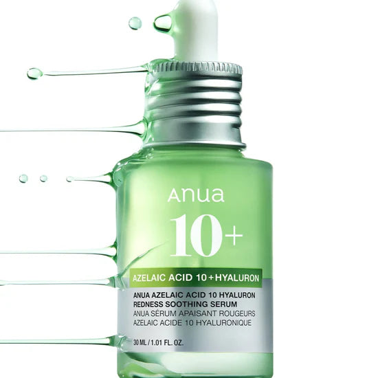 Anua Azelaic Acid 10% + Hyaluron brightening serum green bottle