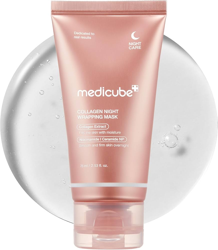 Medicube collagen night wrapping mask korea skincare egypt