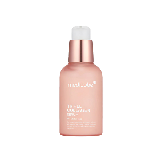 Medicube Triple Collagen Serum bottle pink packaging