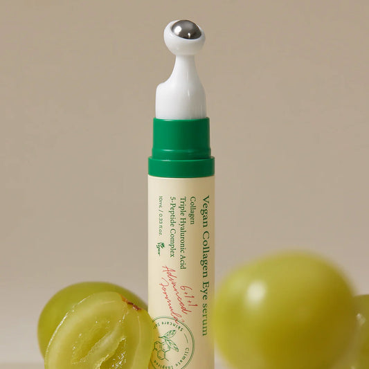 Axis-Y Vegan Collagen Eye Serum with cooling metal applicator