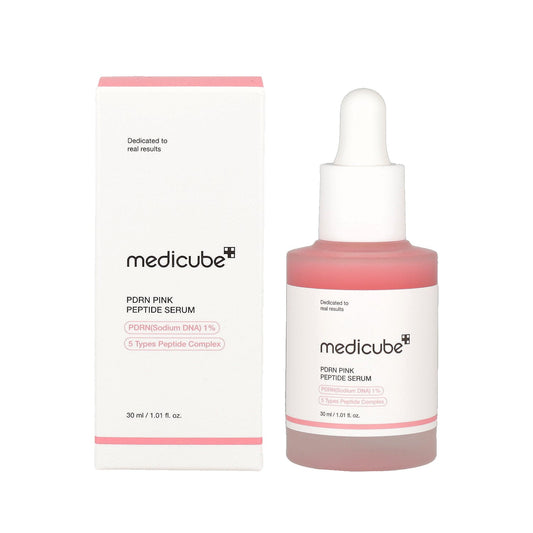 Medicube PDRN Pink Peptide Serum bottle and box 30ml